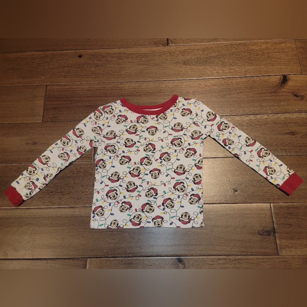Joe Fresh x Disney Mickey Christmas Shirt 5T (Fits 4T) – Festive PJ or Top